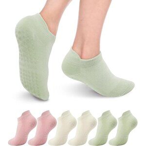 3-Pack Grippy Socks; Women's Yoga Socks
